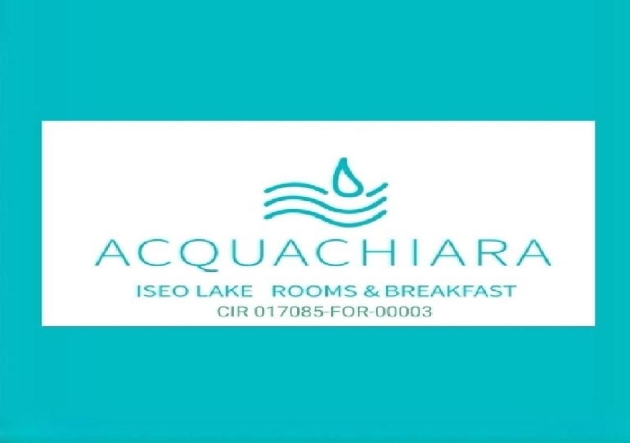Acquachiara Iseo Deluxe Bed & Breakfast Iseo Center With Garden And Parking Inside Foresteria Exterior photo
