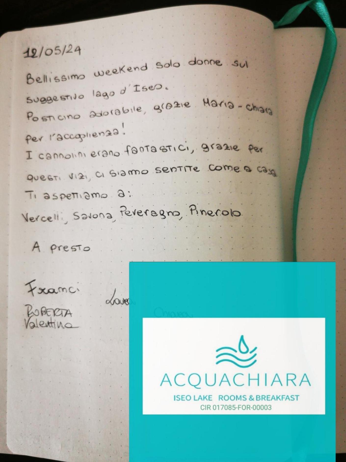Acquachiara Iseo Deluxe Bed & Breakfast Iseo Center With Garden And Parking Inside Foresteria Exterior photo